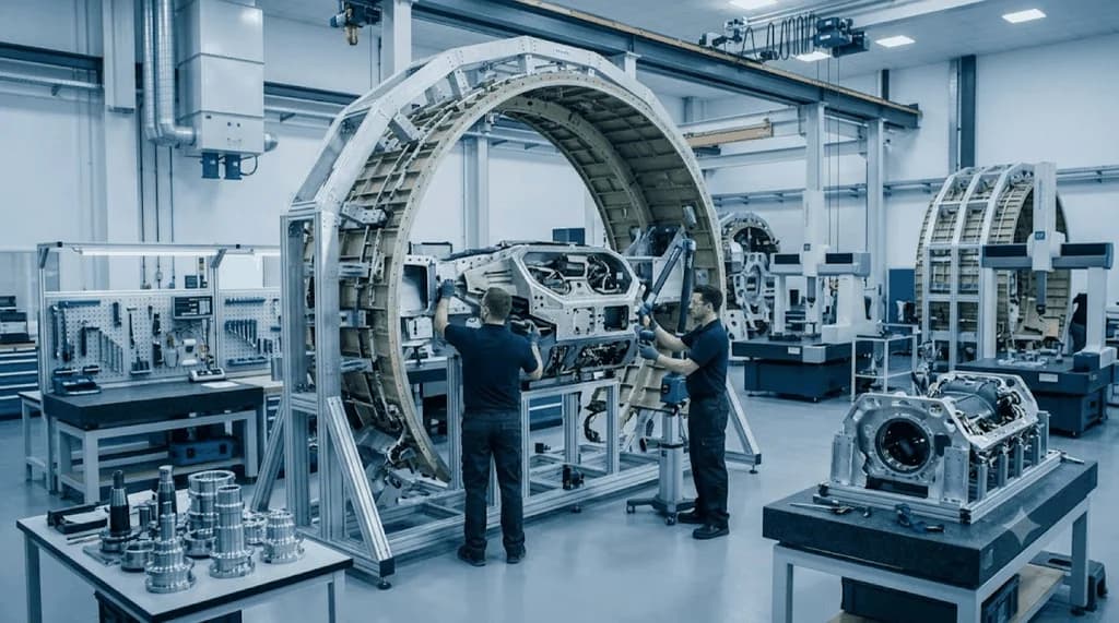 Structure Fabrication - Precision CNC Machining Capability at Shreeram Aerospace