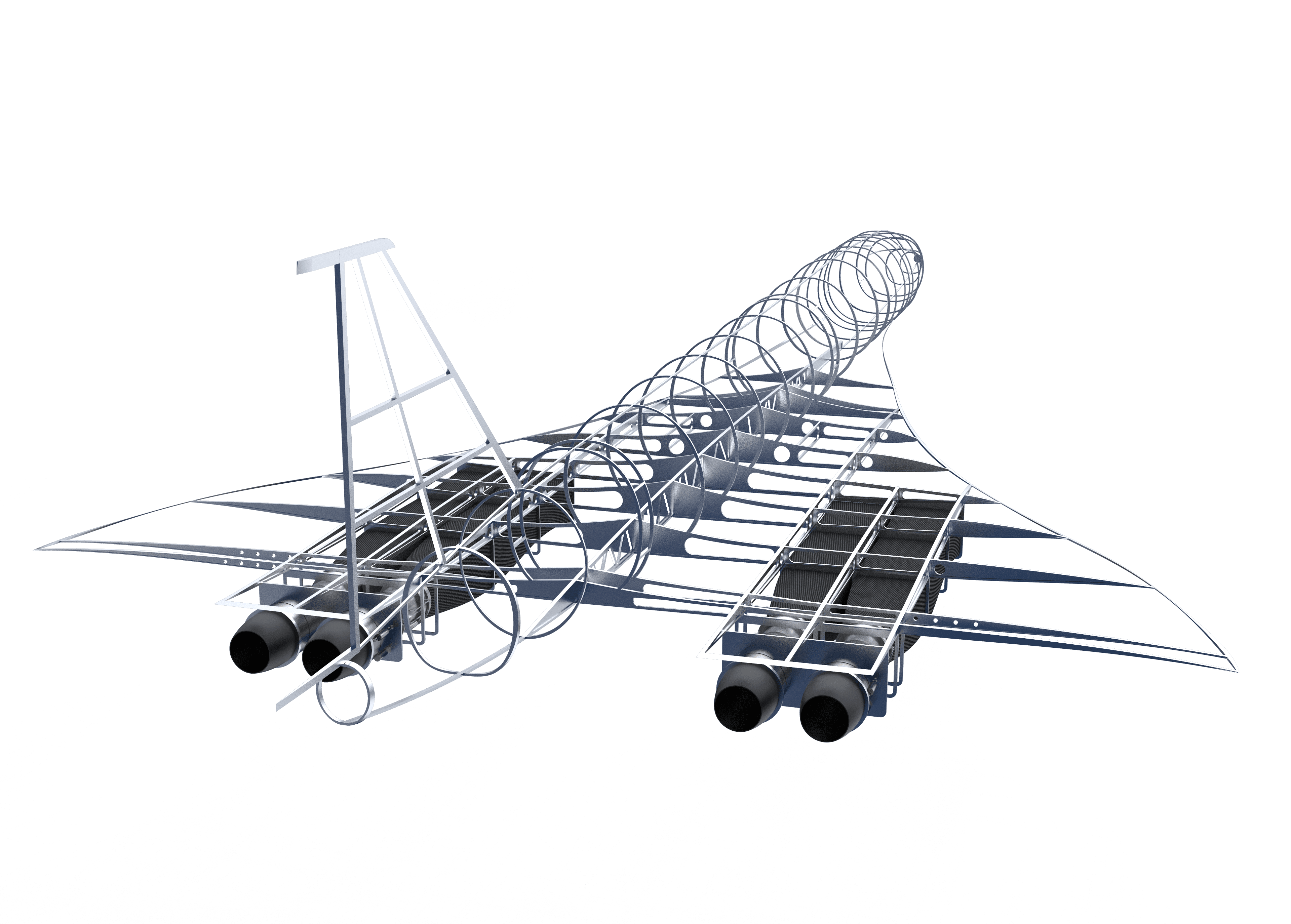 Aerospace Precision Wireframe