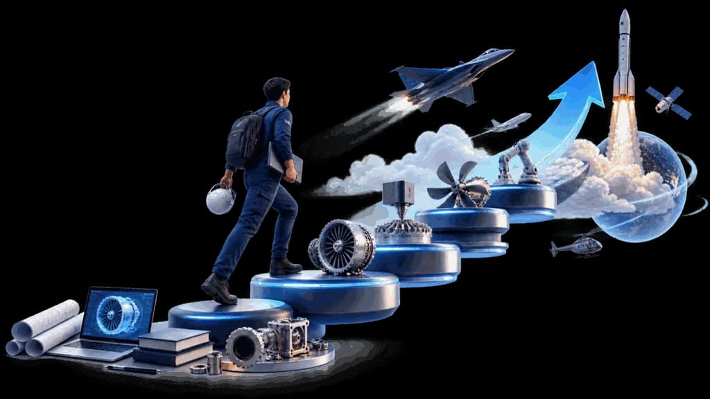 Career growth and professional advancement in precision aerospace engineering