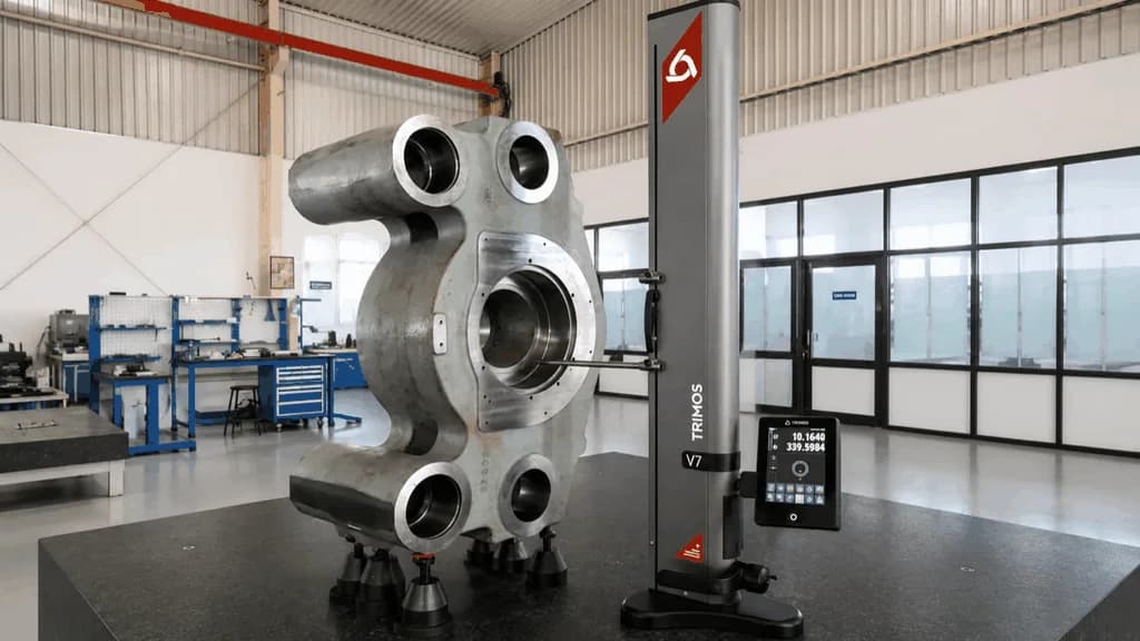 Large Stretch Form Die On CMM Table - Precision Aerospace Machined Component