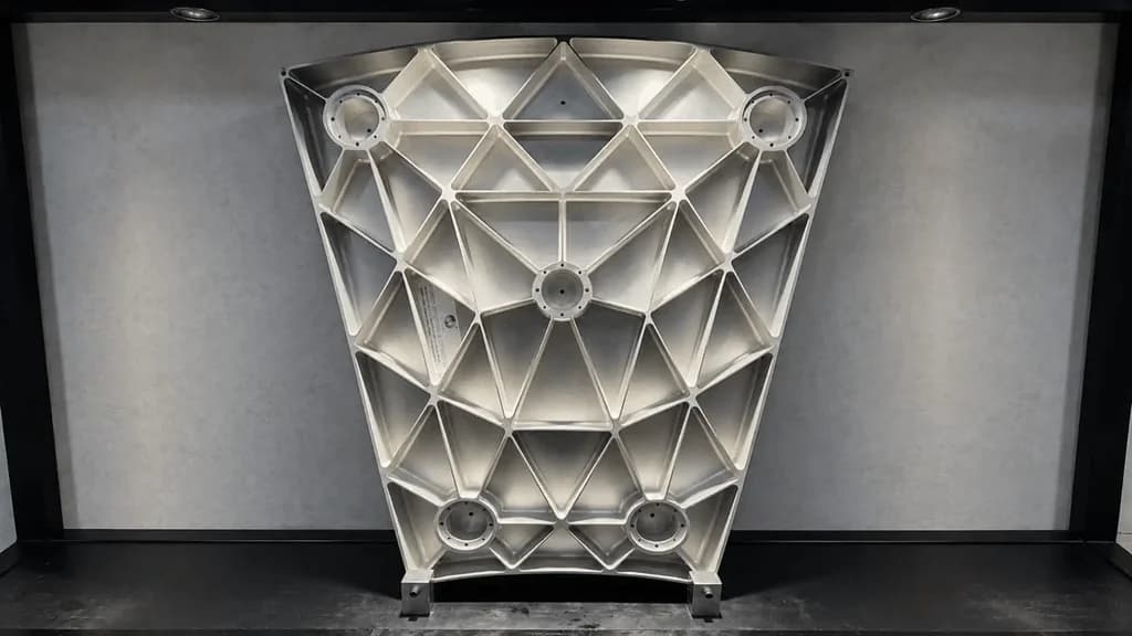 Engine Block Machined On 5-Axis Centre - Precision Aerospace Machined Component