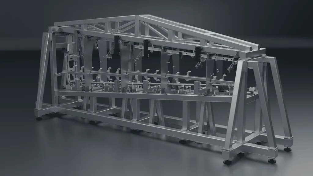 Large Finned Cylindrical Component In Machining - Precision Aerospace Machined Component
