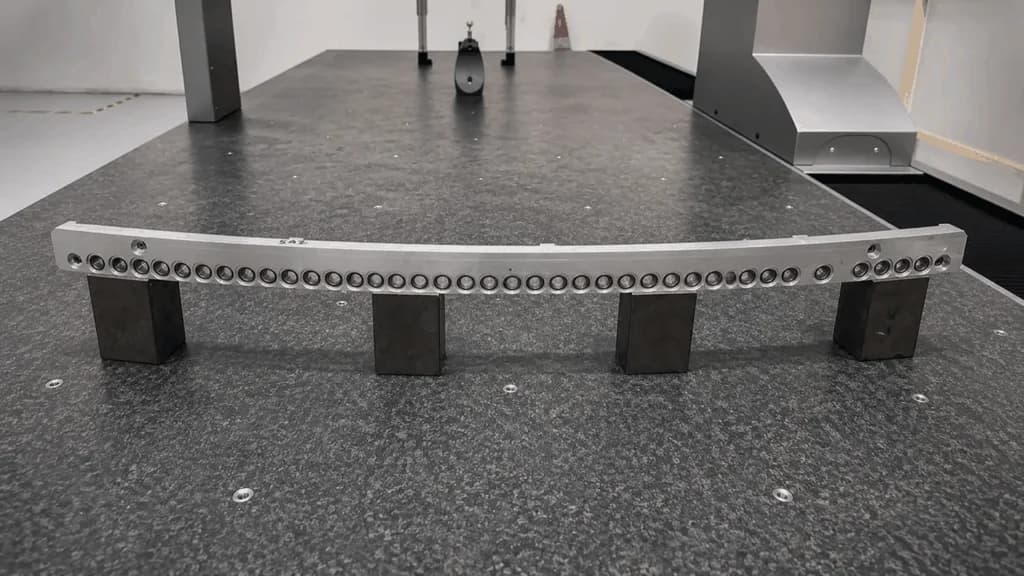 Isogrid Reflector Panel Underside - Precision Aerospace Machined Component